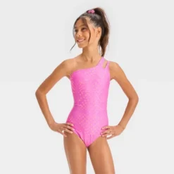 Girls' Curvy Checkered One Piece Swimsuit - Art Class™ Violet -Best Clothing Store GUEST 6fc89b30 167c 4738 8d7a 2e2c21585e57