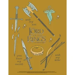 Junior's Lord Of The Rings Fellowship Of The Ring You Have My Sword And My Bow And My Axe Festival Muscle Tee