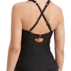 Birdsong Women's Eco Onyx Underwire Wrap Tankini Top - S10149-EONYX -Best Clothing Store GUEST 71c0eb45 7e2b 4f9c 9e7c 7f20d1d326e1