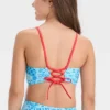 Girls' Sweet Paisley One Piece Swimsuit - Art Class™ Light Blue