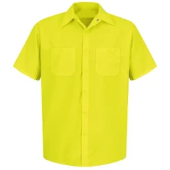 Red Kap® Short Sleeve Enhanced Visibility Work Shirt