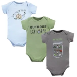 Hudson Baby Unisex Baby Cotton Bodysuits, Bugs 3-Pack -Best Clothing Store GUEST 72aeb9e4 ddad 4e30 aa71 573cdb47eb06