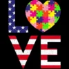 Women's Design By Humans July 4th Love Flag With Puzzle Heart By Ujangkasep Racerback Tank Top -Best Clothing Store GUEST 734e3391 7744 423d b1ea ca14cb00472f