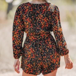 Women's Belted Ditsy Floral Print Romper - Cupshe -Best Clothing Store GUEST 73e5cb3e e8ae 41f0 a5b9 6b2b4fdddf1c
