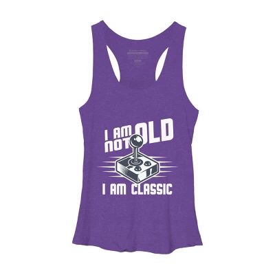 Women's Design By Humans I Am Not Old I Am Classic By Nerdycorner Racerback Tank Top 6 Women's Design By Humans I Am Not Old I Am Classic By Nerdycorner Racerback Tank Top - Image 4