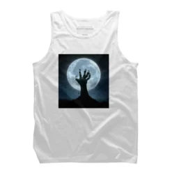 Men's Design By Humans Halloween! Zombie Hand Reaching From Grave T-Shirt By EBCD Tank Top -Best Clothing Store GUEST 74fa44bf ab2a 433d a202 661ff19e1c1f