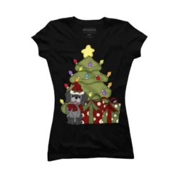 Junior's Design By Humans Christmas Doggie By Realdealclipart T-Shirt -Best Clothing Store GUEST 752d55cf 4c5f 4363 9da0 3fb444fdfca4