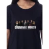 Criminal Minds Womens' Character TV Show Nightgown Sleep Pajama Shirt Black -Best Clothing Store GUEST 75909fa1 e3dd 4780 991b bc2c2d188015