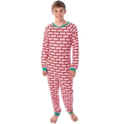 Marvel Logo Unionsuit With Christmas Lights Adult Onesie Pajamas Pjs Red 9 Marvel Logo Unionsuit With Christmas Lights Adult Onesie Pajamas Pjs Red -Best Clothing Store GUEST 767c806d f632 476f b5ce 12a77c06183a