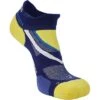 Balega UltraGlide No Show Running Socks - Royal Blue/Blaze Yellow