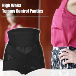 Unique Bargains High Waist Women Slimming Body Shaping Tummy Control Shapewear Control Panties Underwear 1 Pcs