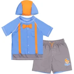 Blippi Cap Swim Trunks And Rash Guard 3 Piece Swimsuit Set Toddler -Best Clothing Store GUEST 7728f827 0754 4792 a00b af4a0efa2b33