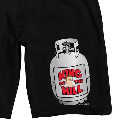 King Of The Hill Propane Tank Men's Black Sleep Pajama Shorts 3 King Of The Hill Propane Tank Men's Black Sleep Pajama Shorts