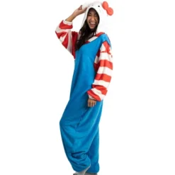 SANRIO Hello Kitty & Friends Hooded Hello Kitty Kigurumi Cosplay Union Suit 12 SANRIO Hello Kitty & Friends Hooded Hello Kitty Kigurumi Cosplay Union Suit -Best Clothing Store GUEST 78bbedd6 8201 4513 87e6 edde5d72ff54