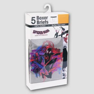 Boys' Marvel Spider-Man: Miles Morales 5pk Boxer Briefs 4 Boys' Marvel Spider-Man: Miles Morales 5pk Boxer Briefs - Image 2