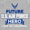 Toddler's United States Air Force Future Grandpa Hero -Best Clothing Store GUEST 79cef175 e137 49d1 ab5b 032bc639d9d4
