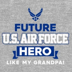 Toddler's United States Air Force Future Grandpa Hero