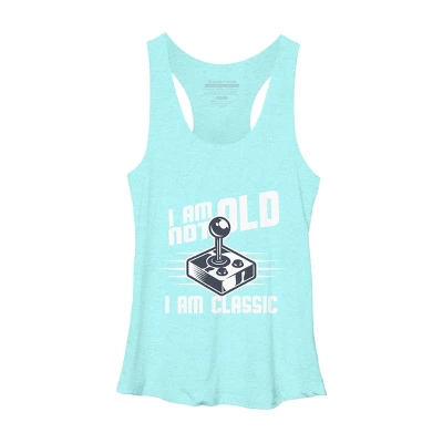 Women's Design By Humans I Am Not Old I Am Classic By Nerdycorner Racerback Tank Top 4 Women's Design By Humans I Am Not Old I Am Classic By Nerdycorner Racerback Tank Top - Image 2
