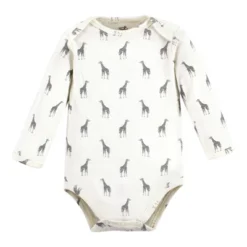 Touched By Nature Organic Cotton Long-Sleeve Bodysuits, Neutral Safari -Best Clothing Store GUEST 7a3d3f24 b290 4e64 9b40 036b9070c50f