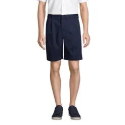 Lands' End Lands' End Men's Traditional Fit Pleated 9" No Iron Chino Shorts -Best Clothing Store GUEST 7b895849 94ca 44a8 ba99 d33db2bb9ad2