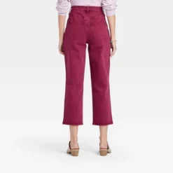 Women's High-Rise Straight Fit Cropped Jeans - Universal Thread™