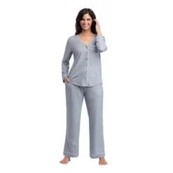Softies Women's Ankle PJ Set With Contrast Piping 25 Softies Women's Ankle PJ Set With Contrast Piping -Best Clothing Store GUEST 7d67157d 5b8e 421d 90b0 3e5a4f11baaa