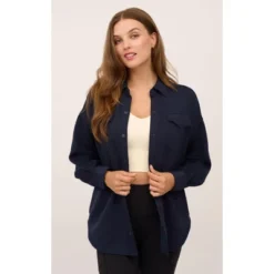 90 Degree By Reflex Womens Softlite Scuba Morgan Modal Shacket -Best Clothing Store GUEST 7e189760 3899 4fbe aedb 43286983575b