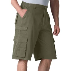 Boulder Creek By KingSize Men's Big & Tall 12" Side-Elastic Stacked Cargo Pocket Shorts -Best Clothing Store GUEST 7ecc6741 c28d 4a11 a420 e3bbc98f2f0e
