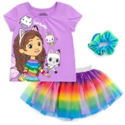 Dreamworks Gabby's Dollhouse Pandy Paws Cakey Cat Girls T-Shirt Mesh Skirt & Scrunchie 3 Pc Set Toddler To Big Kid -Best Clothing Store GUEST 7ff57e39 05ab 4a67 9c0d 6164b66df275