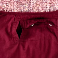 Girls' Adaptive Short Sleeve Woven Dress - Cat & Jack™ Burgundy -Best Clothing Store GUEST 8059e7a1 b69f 458c 8a50 f1c97066d0c6