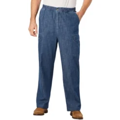 KingSize Men's Big & Tall Knockarounds Full-Elastic Waist Cargo Pants -Best Clothing Store GUEST 80f0ee26 0df9 4e21 a9d6 c97afa7ee843