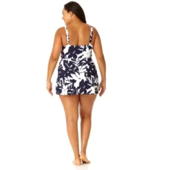 Anne Cole Plus - Women's Swim Dress With Skirted Bottom -Best Clothing Store GUEST 81581714 265e 4e9b b207 900f0c3ad262