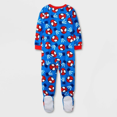 Toddler Boys' Marvel Spider-Man Wearable Blanket - Blue 3 Toddler Boys' Marvel Spider-Man Wearable Blanket - Blue