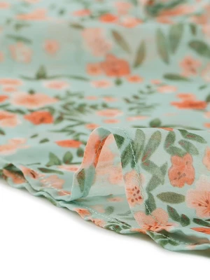 Allegra K Women's Floral Tie Back Sweetheart Ruffle Layered Sleeveless Mini Summer Dress 6 Allegra K Women's Floral Tie Back Sweetheart Ruffle Layered Sleeveless Mini Summer Dress - Image 4