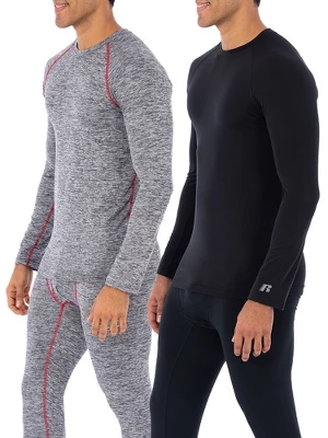 Russell Men's L2 Performance Baselayer Thermal Underwear Shirt, 2 Pack Bundle 5 Russell Men's L2 Performance Baselayer Thermal Underwear Shirt, 2 Pack Bundle - Image 3