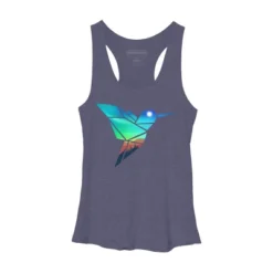 Women's Design By Humans Nature Sparrow By Clingcling Racerback Tank Top -Best Clothing Store GUEST 83761b03 c1a6 4601 9f21 144ecde482ad