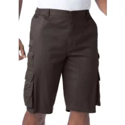 Boulder Creek By KingSize Men's Big & Tall 12" Side-Elastic Stacked Cargo Pocket Shorts -Best Clothing Store GUEST 856cd36f 0616 4c13 8b80 8d1ddc2b1457