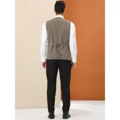 Lars Amadeus Men's Dress Suit Vest Double Breasted Slim Fit Prom Sleeveless Waistcoat 12 Lars Amadeus Men's Dress Suit Vest Double Breasted Slim Fit Prom Sleeveless Waistcoat -Best Clothing Store GUEST 85ce53dd b428 404a 9082 ce7050246747