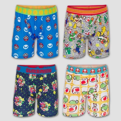 Boys' Super Mario 4pk Underwear 4 Boys' Super Mario 4pk Underwear - Image 2
