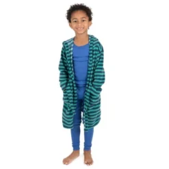 Leveret Kids Fleece Hooded Robe -Best Clothing Store GUEST 87276a6e 59d4 4d62 964d 9f7c45d92421