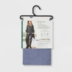 Warm Essentials By Cuddl Duds Women's Retro Ribbed Long Sleeve Scoop Neck Pajama Top -Best Clothing Store GUEST 8923c208 09a8 404a 95de 877d8ec5c5cb