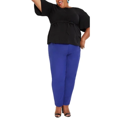 ELOQUII Women’s Plus Size Gena Fit Kady Pant 3 ELOQUII Women’s Plus Size Gena Fit Kady Pant