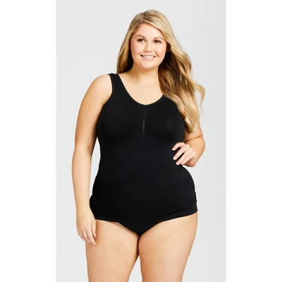 AVENUE | Seamless Shaping Cami - Black 6 AVENUE | Seamless Shaping Cami - Black - Image 4