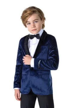 OppoSuits Deluxe Boys Blazer - Dinner Jacket - Deep Navy Blue -Best Clothing Store GUEST 8b4b147d 0df4 40da 9100 301741b8444e
