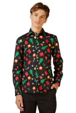 OppoSuits Teen Boys Christmas Shirt - Christmas Icons Black 11 OppoSuits Teen Boys Christmas Shirt - Christmas Icons Black -Best Clothing Store GUEST 8b896841 c64d 444f 8832 c35601ff2120