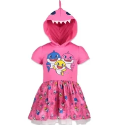 Pinkfong Daddy Shark Mommy Shark Baby Shark Girls Costume Short Sleeve Dress Newborn To Infant -Best Clothing Store GUEST 8e212d4c 37d9 44b2 b20b 9ac300623a68