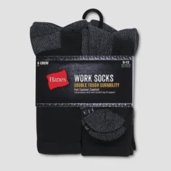 Hanes Men's Work Crew Socks 6pk - 6-12 -Best Clothing Store GUEST 8e25f43b b264 4cfa 8cdd 29f108a995de