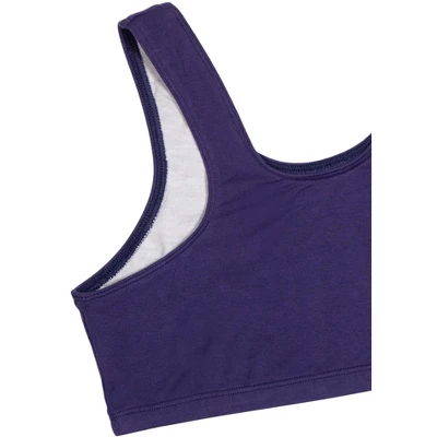 Fruit Of The Loom Girls Cotton Stretch Sports Bra 6 Pack 4 Fruit Of The Loom Girls Cotton Stretch Sports Bra 6 Pack - Image 2