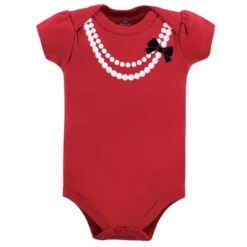 Little Treasure Baby Girl Cotton Bodysuits 3pk, Leopard Rose