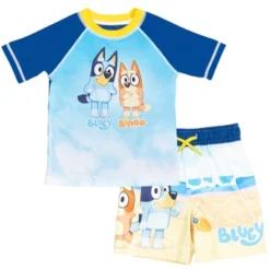 Bluey Bingo Dad Mom Pullover Rash Guard And Swim Trunks Outfit Set Little Kid 20 Bluey Bingo Dad Mom Pullover Rash Guard And Swim Trunks Outfit Set Little Kid -Best Clothing Store GUEST 903dbeb8 0245 4f5d acde 4bbbbd92f497